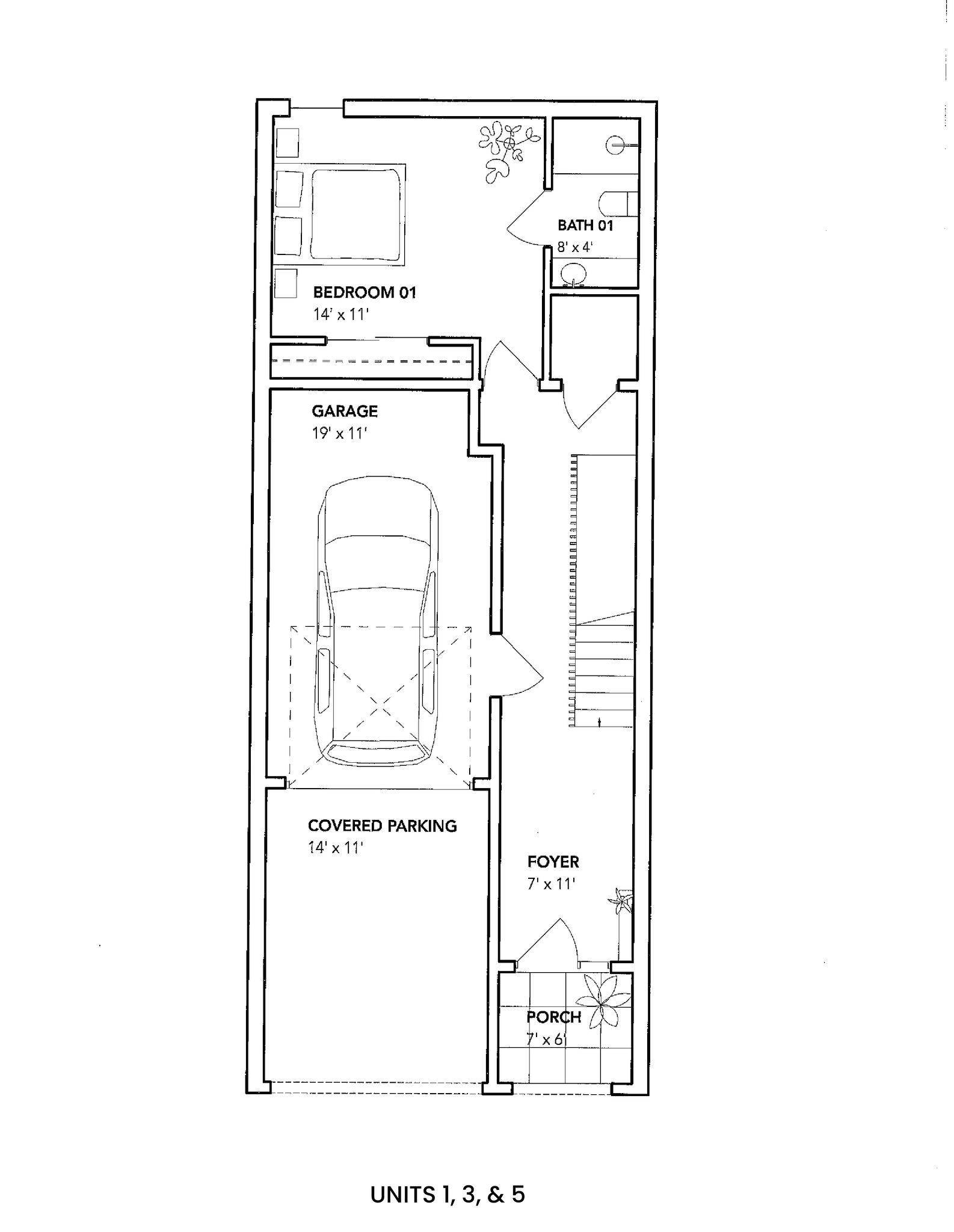 Nordic Lane (Units 1, 3, 5) floor plan