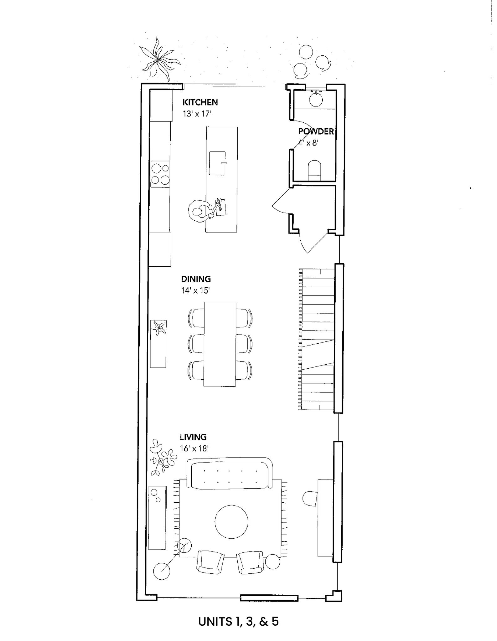 Nordic Lane (Units 1, 3, 5) floor plan