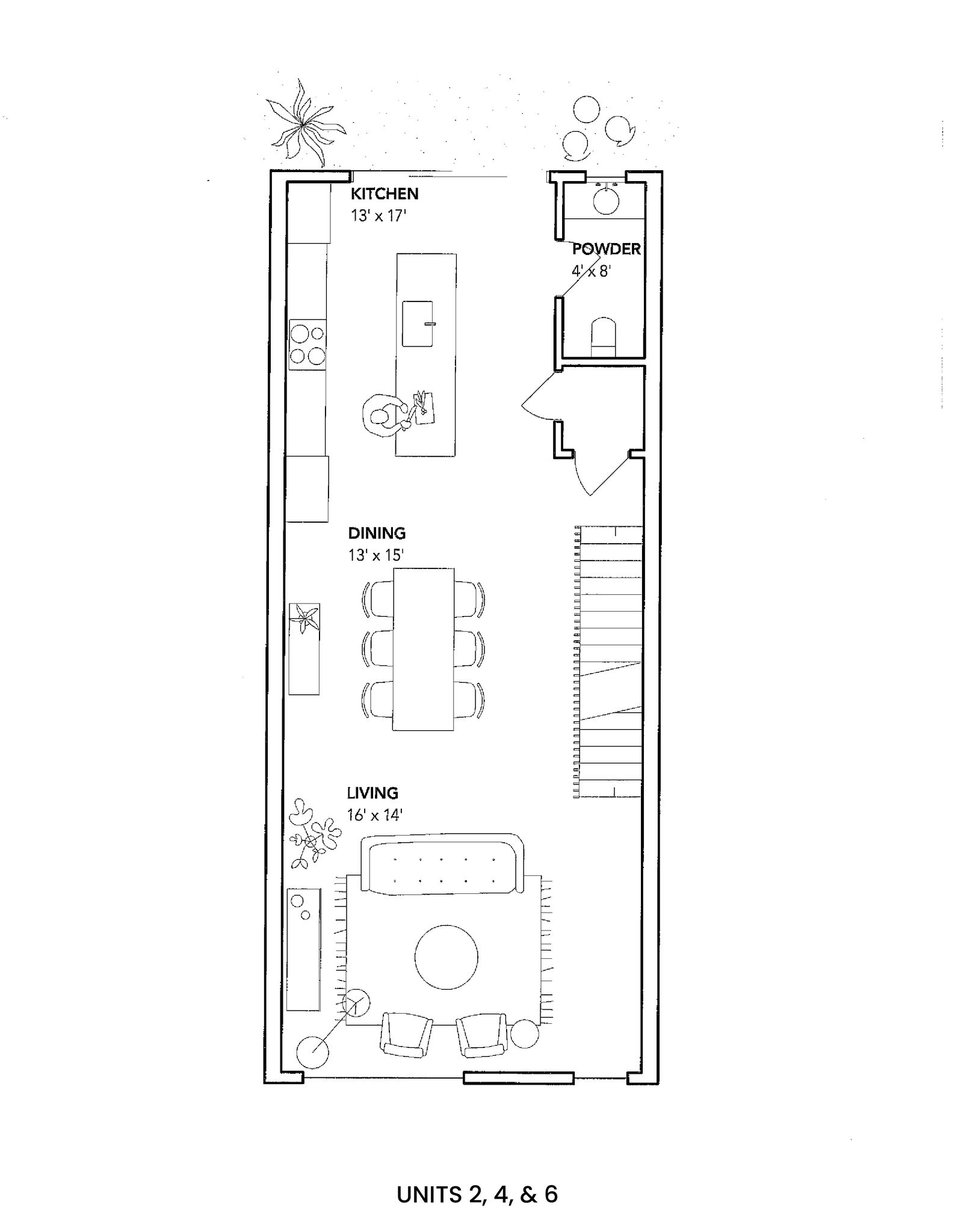 Nordic Lane (Units 2, 4, 6) floor plan