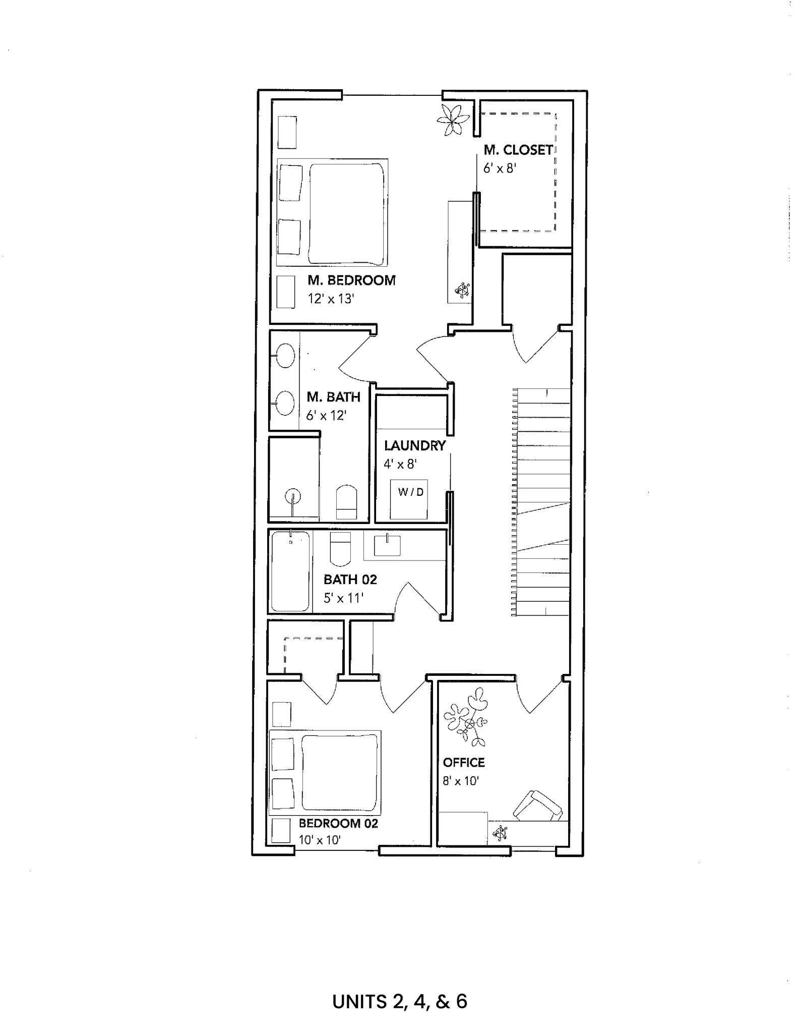 Nordic Lane (Units 2, 4, 6) floor plan